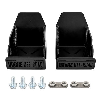 Rear Shock Skid Plates, Fits 2021+ Ford Bronco