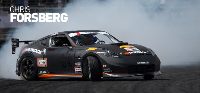 Chris Forsberg Carbon Fiber Nissan 370Z | Mishimoto