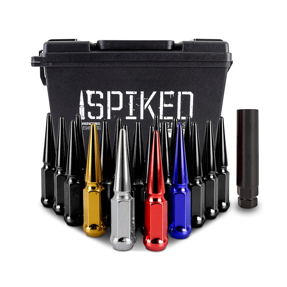 完成品 Mishimoto Spiked Lug Nuts, M14x1.5, 32-PC Set | Mishimoto バッグ