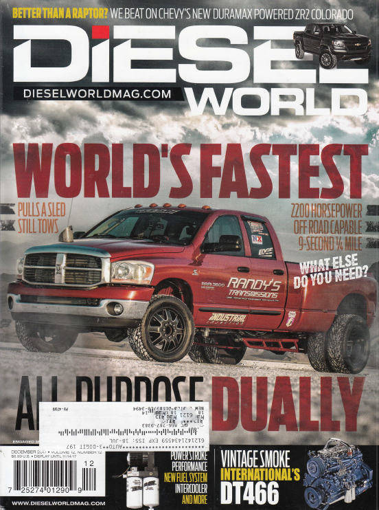 DIESEL WORLD - DECEMBER 2017