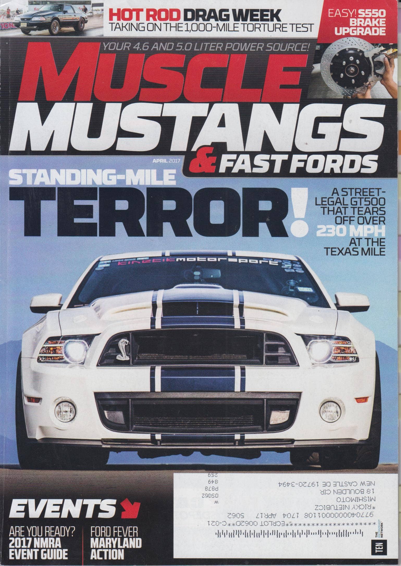 Muscle Mustangs and Fast Fords - April 2017