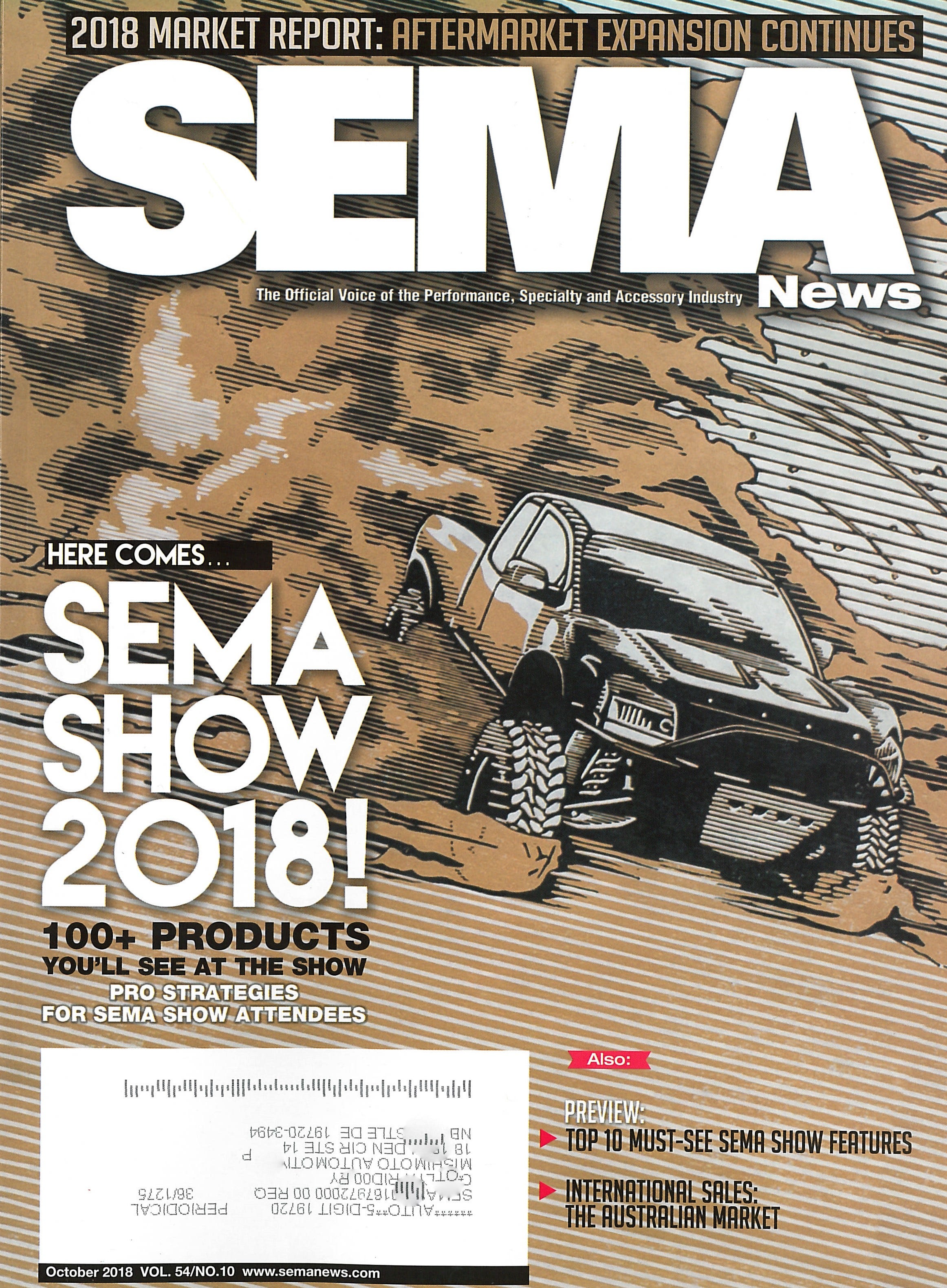 SEMA NEWS - OCTOBER 2018
