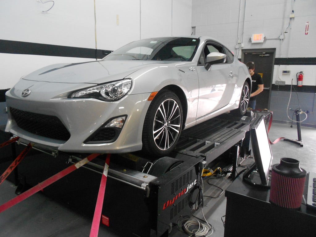 Mishimoto BRZ/FR-S intake dyno testing 