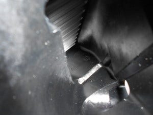 Inside stock TMIC end-tank