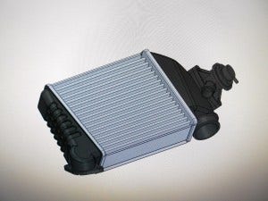 Stock intercooler rendering