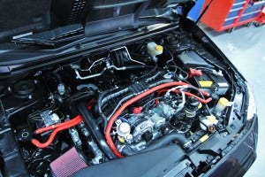 Direct fit catch can kit fully installed