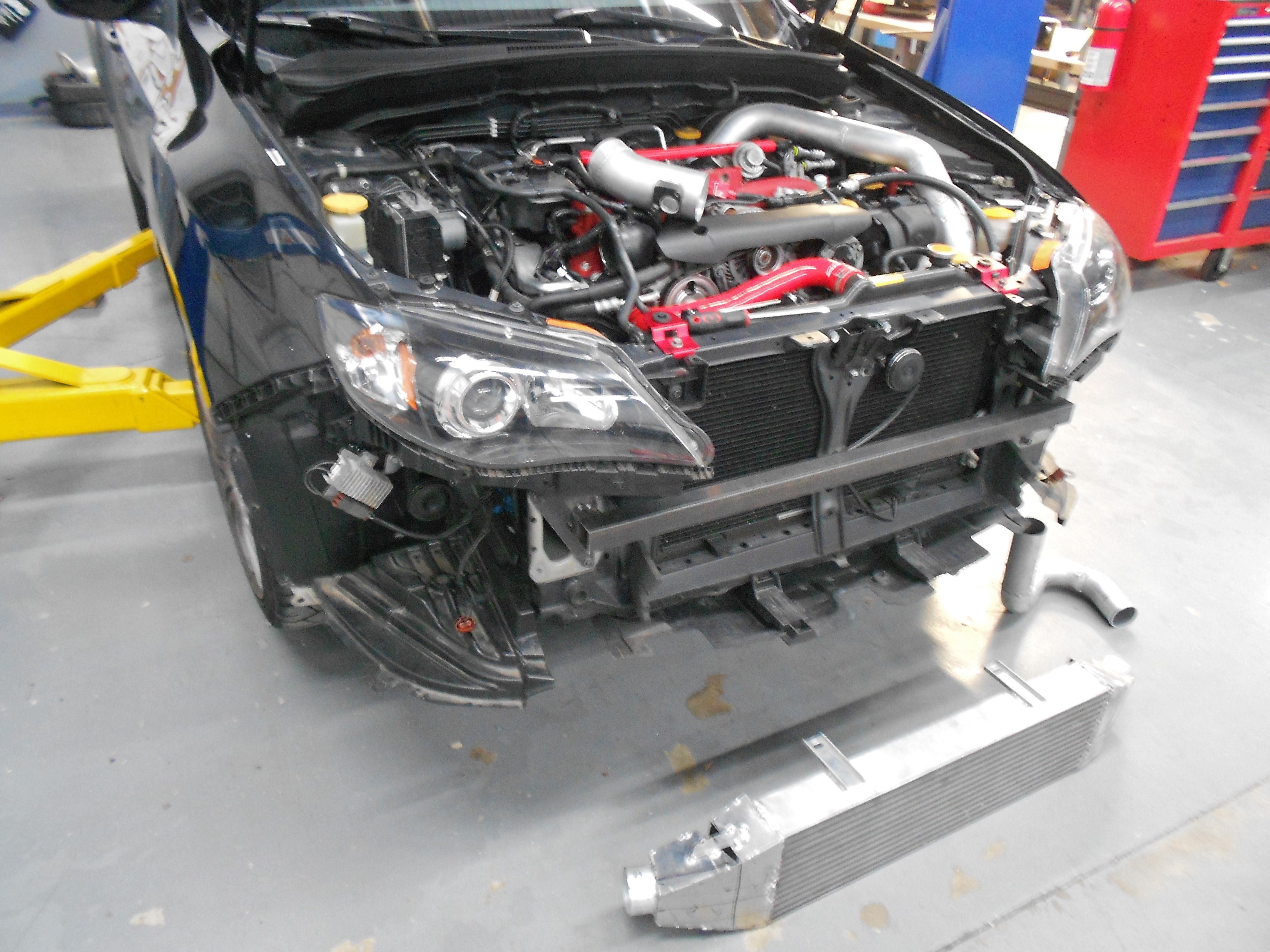 Mishimoto Subaru WRX/STi FMIC Kit, Part 2: Initial Intercooler Design