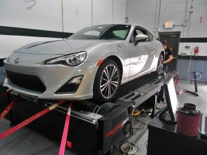 FR-S on Mishimoto dyno 