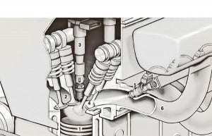 Port injection cutaway example 