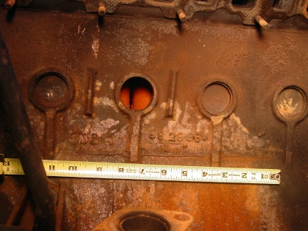 Cracked engine block and dislodged freeze plug