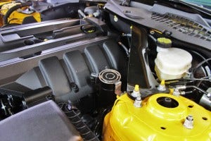 Mustang bracket mounted