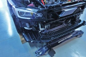 Mishimoto WRX 2001-2014 crash beam test fit
