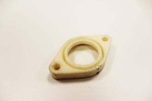 3D-printed flange for compressor housing 