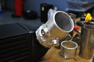 Mishimoto prototype intercooler sensor bungs