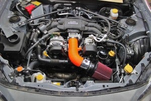 3D-printed inlet tube installed