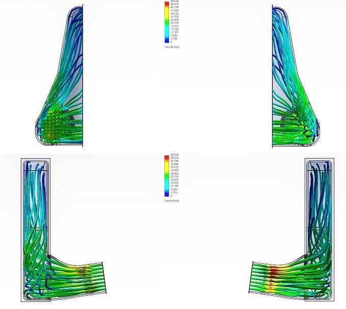 Intercooler CFD analysis example 