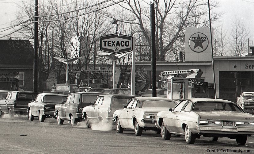 1979 Fuel crisis in Elkton, MD 