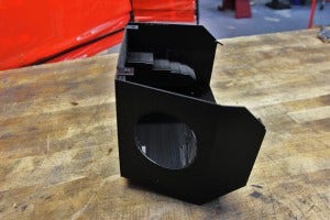 3D-printed prototype airbox 