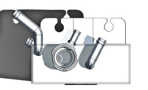 Mishimoto expansion tank 3D model 