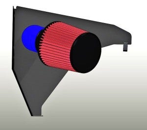 Mishimoto intake 3D model 