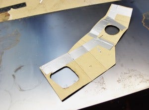 Airbox cardboard template 