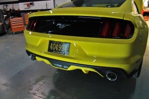 Mishimoto 2015 Mustang exhaust prototype 