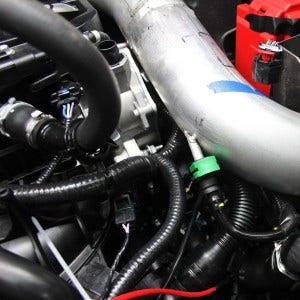 Prototype Fiesta ST intake CCV connection 