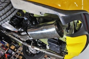 Mustang EB exhaust tip fabrication 