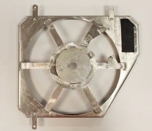 Mishimoto fan shroud for Ford Fiesta radiator