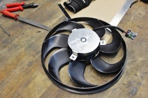 Fan motor cover