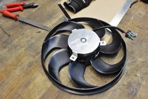 Fan motor cover 