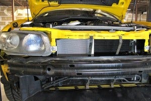 Prototype brackets installed