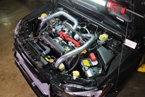 Mishimoto's 2015 STI parts mock-up