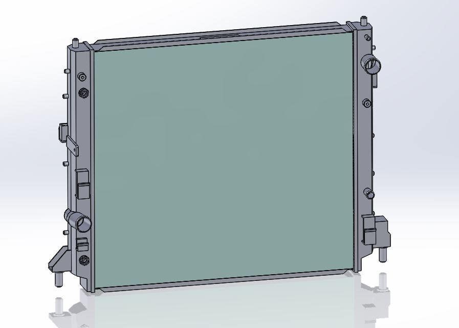 2016 Camaro radiator – Rear View