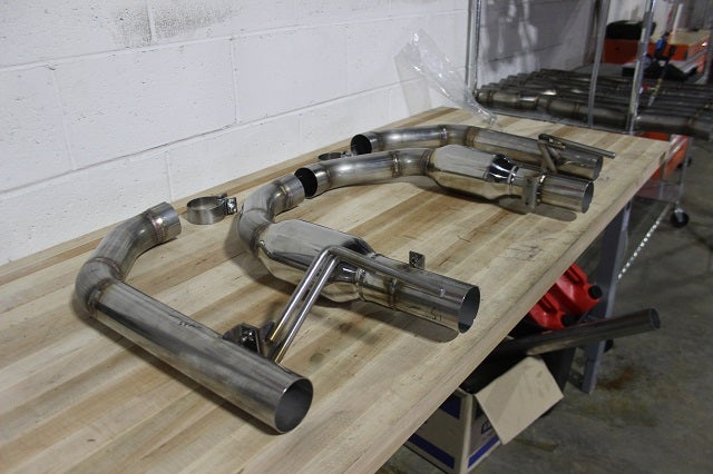 2015 Mustang axleback exhaust prototypes