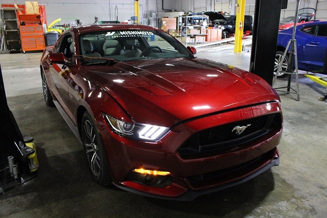 Mustang Oil Cooler testing