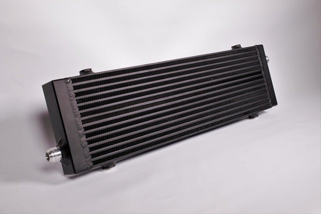 Mishimoto's Mustang Oil Cooler in stealth black