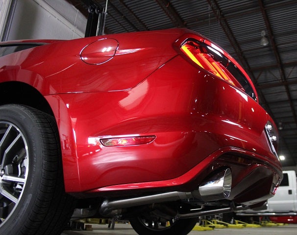 Mishimoto's Mustang GT Exhaust with polished tips