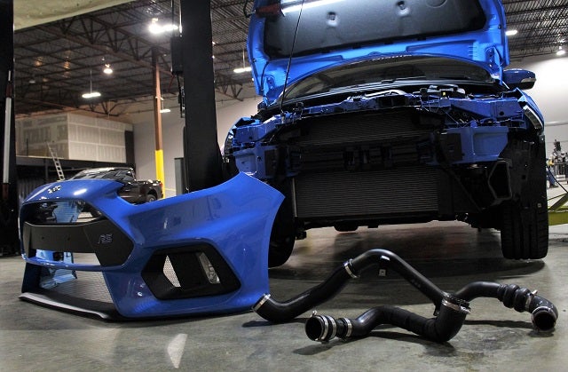 Stock Focus RS intercooler piping