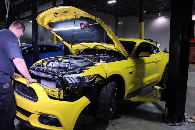 Mustang GT donor vehicle