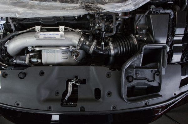 An aerial view of the stock intake system on our Type R.
