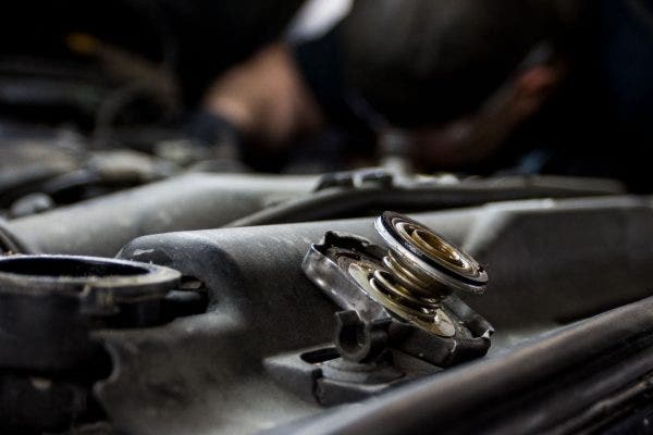 Evidence of sand that commonly clogs JK heater cores