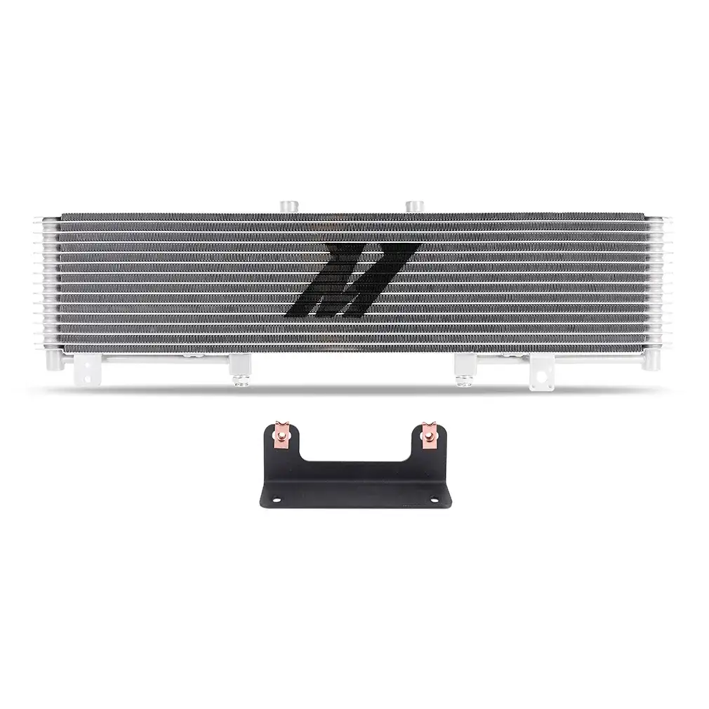 The Mishimoto Performance Transmission Cooler for the 1999-2013 Chevrolet Silverado and GMC Sierra.